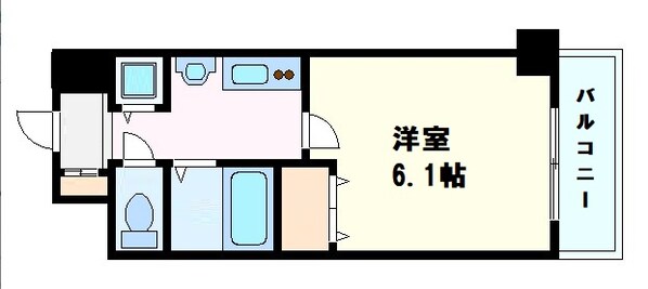 プレサンス心斎橋ザ・スタイルの物件間取画像